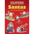 Glitter Santas Stickers