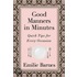 Good Manners In Minutes