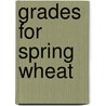 Grades For Spring Wheat by United States.