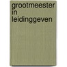 Grootmeester in leidinggeven