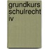 Grundkurs Schulrecht Iv