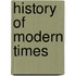 History of Modern Times