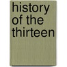 History of the Thirteen door Honoré de Balzac
