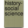 History- Social Science door Onbekend
