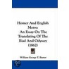 Homer And English Metre door William George T. Barter