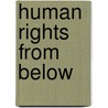Human Rights from Below door Jim Ife
