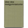 Idee Des Realgymnasiums door August Beger