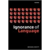 Ignorance Of Language P by Michael Devitt