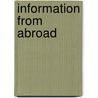 Information from Abroad by Pascual Cervera y. Topete