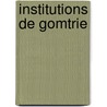 Institutions de Gomtrie door Anonymous Anonymous