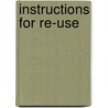 Instructions For Re-Use by Sign-Al