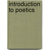Introduction To Poetics by Tzvetan Todorov