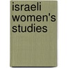 Israeli Women's Studies door Onbekend