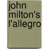 John Milton's L'Allegro