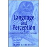Language And Perception door Frank B. Ebersole