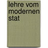 Lehre Vom Modernen Stat door Johann Caspar Bluntschli
