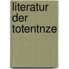 Literatur Der Totentnze by Hans Ferdinand Massmann
