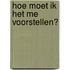 Hoe moet ik het me voorstellen?