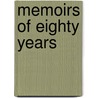Memoirs Of Eighty Years door Thomas Gordon Hake