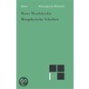 Metaphysische Schriften by Moses Mendelssohn