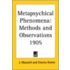 Metapsychical Phenomena