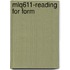 Mlq611-Reading for Form