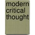 Modern Critical Thought