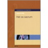 Het Os Sacrum door J. De Witte