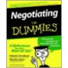 Negotiating For Dummies door Mimi Donaldson