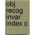 Obj Recog Invar Index C
