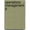 Operations Management P door Roy Ramphal