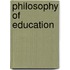 Philosophy of Education