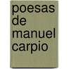 Poesas de Manuel Carpio door Manuel Carpio