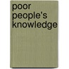 Poor People's Knowledge door Policy World Bank
