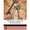 Procs-Verbaux Sommaires door 1889 Paris. Exposition Universelle