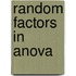 Random Factors In Anova