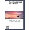 Reminiscences Of Oxford door William Tuckwell