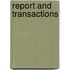 Report and Transactions