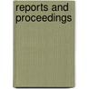 Reports and Proceedings door Anonymous Anonymous