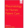Rheumatology for Nurses door Patricia Le Gallez