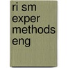 Ri Sm Exper Methods Eng door Holman