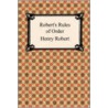 Robert's Rules Of Order door William J. Evans