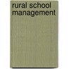 Rural School Management by Wa Wilkinson