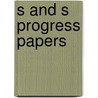 S And S Progress Papers door Patrick Berry