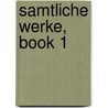 Samtliche Werke, Book 1 by Arthur Schopenhauers