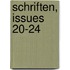 Schriften, Issues 20-24