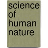 Science of Human Nature door James Fincher Boydstun