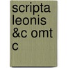 Scripta Leonis &c Omt C door R.B. Brooke