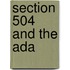 Section 504 And The Ada