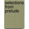 Selections From Prelude by Unknown